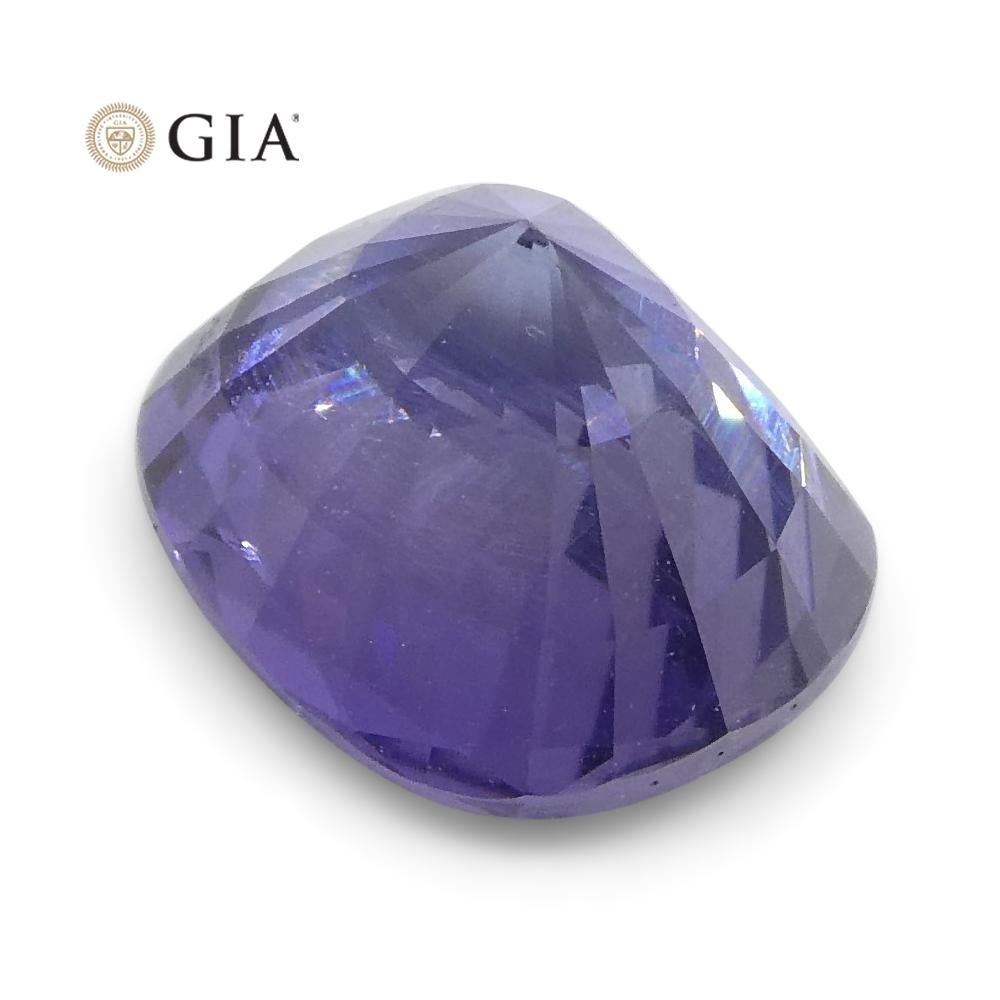1.56ct Oval Color Change Sapphire GIA Certified Sri Lanka Unheated For Sale 5