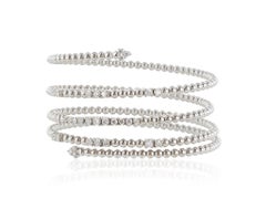 1.57 Carat Diamond Wrap Bracelet '18 Karat White Gold'