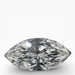 Diamant naturel de 1,57 carat certifié GIA VS2, couleur I, taille marquis.