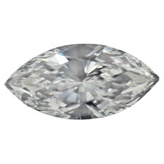 Diamant naturel de 1,57 carat certifié GIA VS2, couleur I, taille marquis.