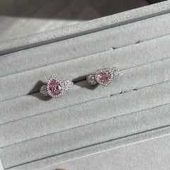 1.57 Carat Pear Statement Fancy pink Colour-Collector’s Treasure Diamond ring
