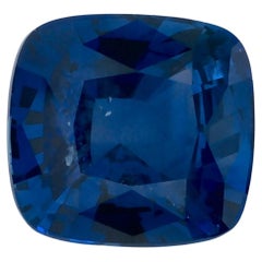 1.57 Ct Blue Sapphire Cushion Loose Gemstone