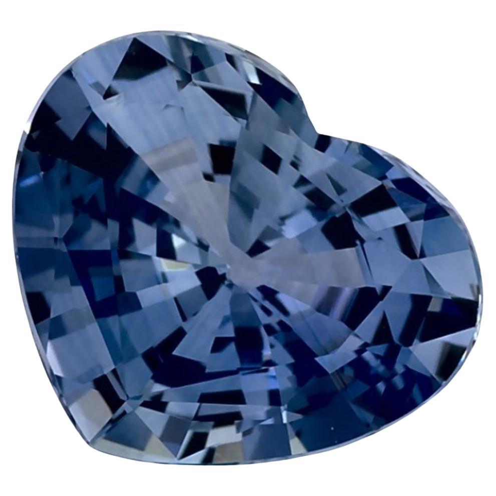 1.57 Ct Blue Sapphire Heart Loose Gemstone (pierre précieuse en vrac)