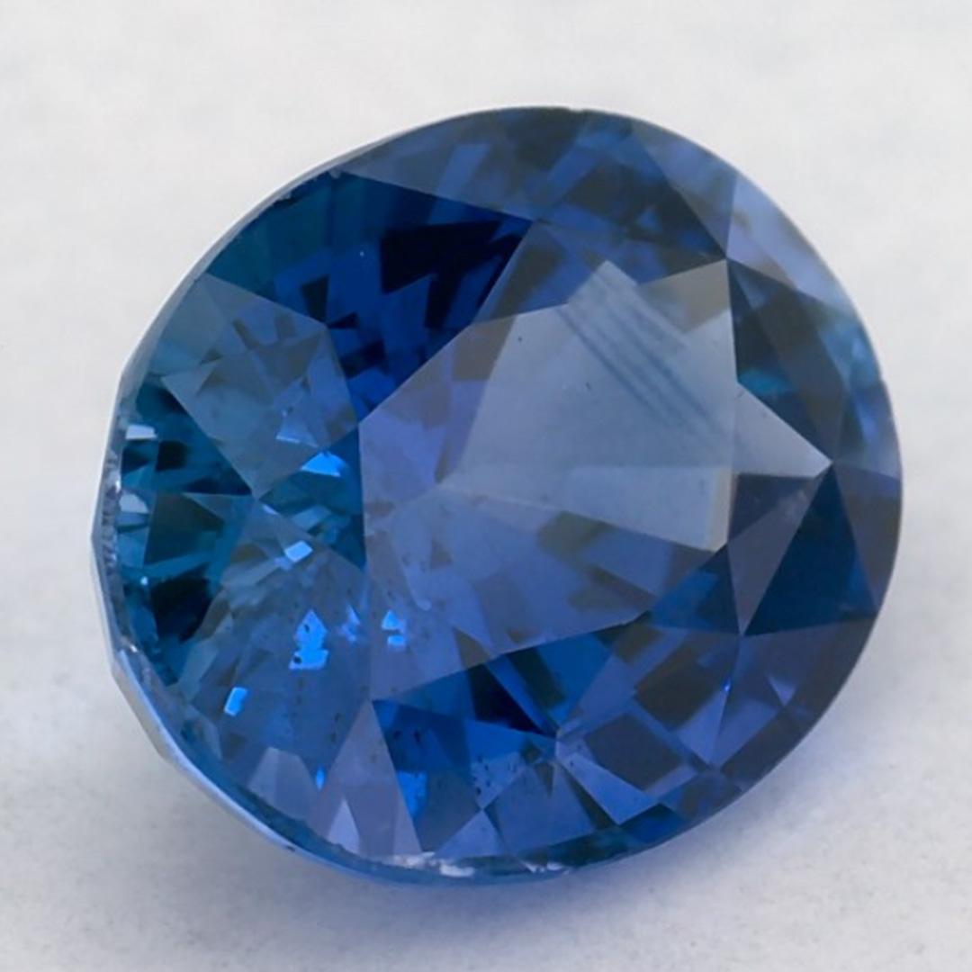 1.57 Karat Blauer Saphir Oval Loser Edelstein (Ovalschliff) im Angebot