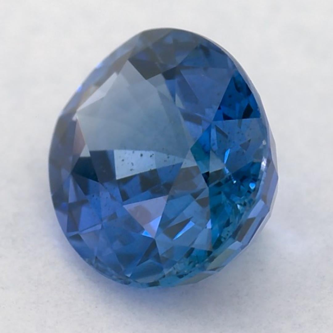 1.57 Karat Blauer Saphir Oval Loser Edelstein Damen im Angebot