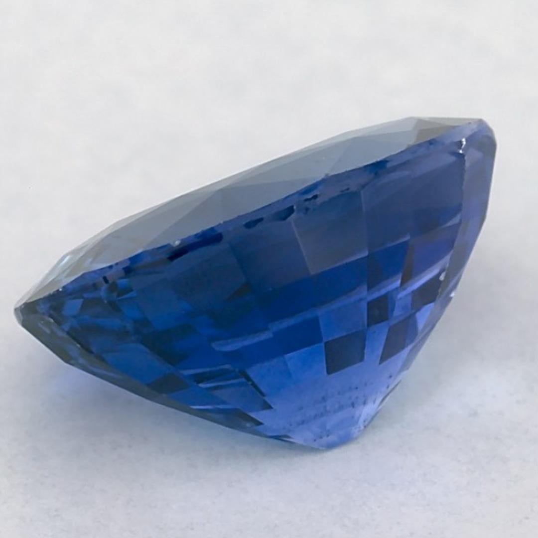 1.57 Karat Blauer Saphir Oval Loser Edelstein im Angebot 3