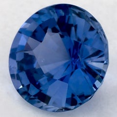 1.57 Ct Blue Sapphire Round Loose Gemstone