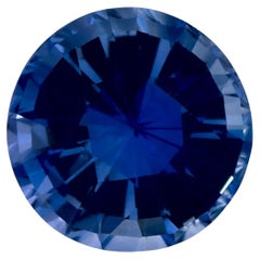 1.57 ct Zafiro Azul Redondo Gema Suelta