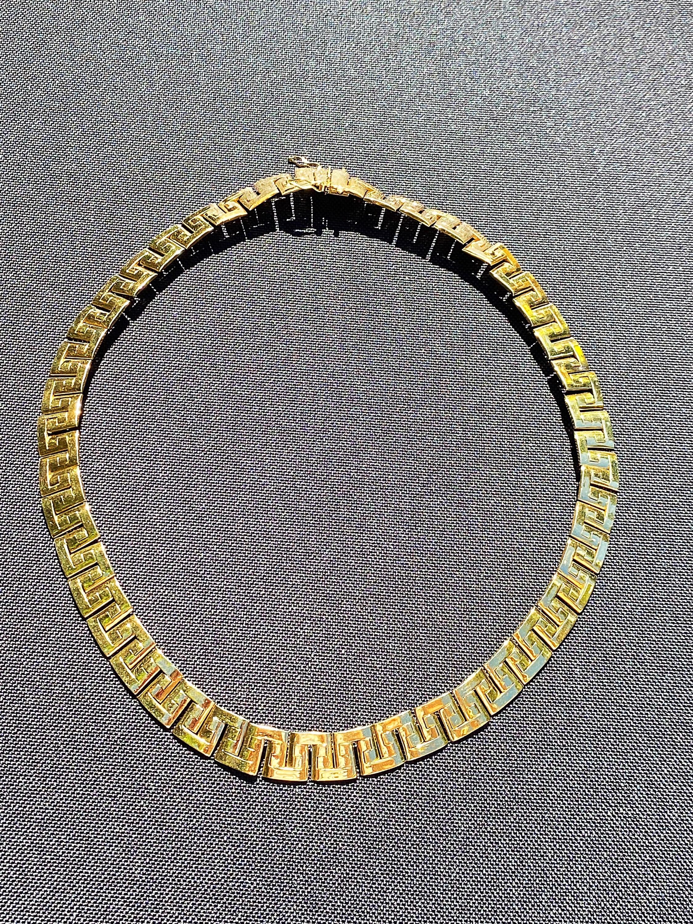 157 Gramm 18 Karat Gold Gliederkette Design Gold Halskette und Armband Herren Set im Zustand „Hervorragend“ in Miami, FL