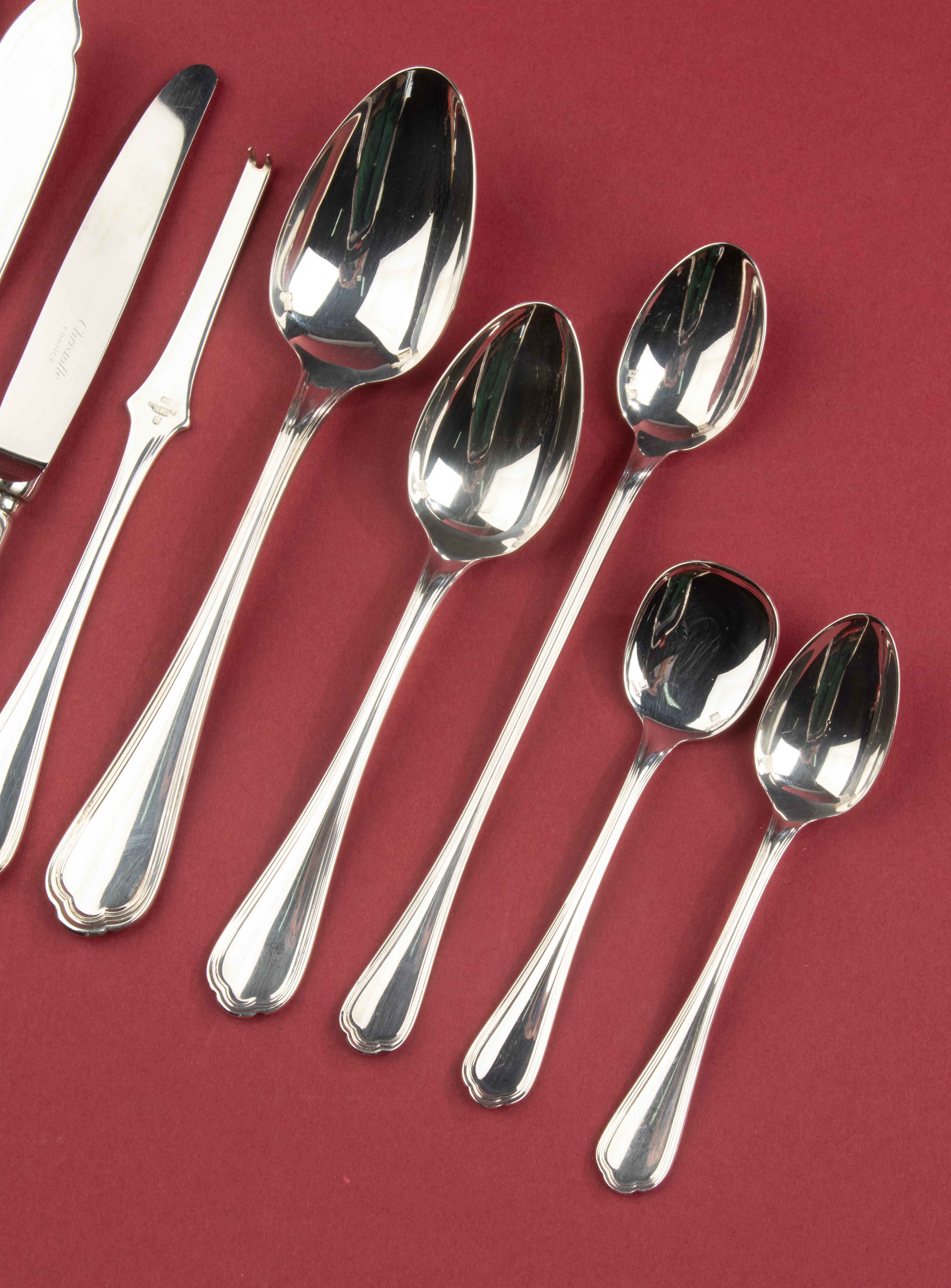 157-Piece Cutlery Set - Christofle - Spatours  - Top Condition For Sale 4