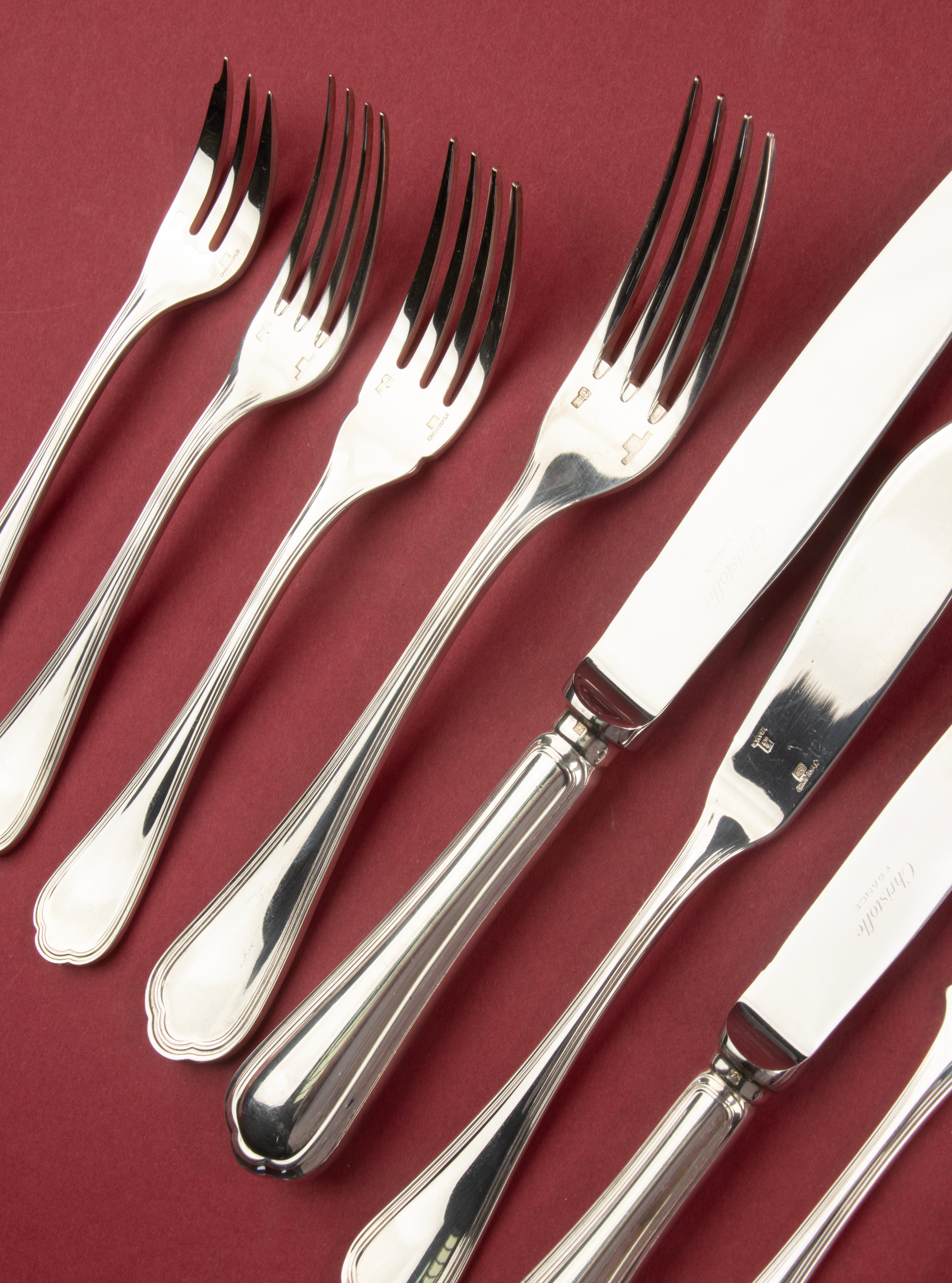 157-Piece Cutlery Set - Christofle - Spatours  - Top Condition For Sale 7
