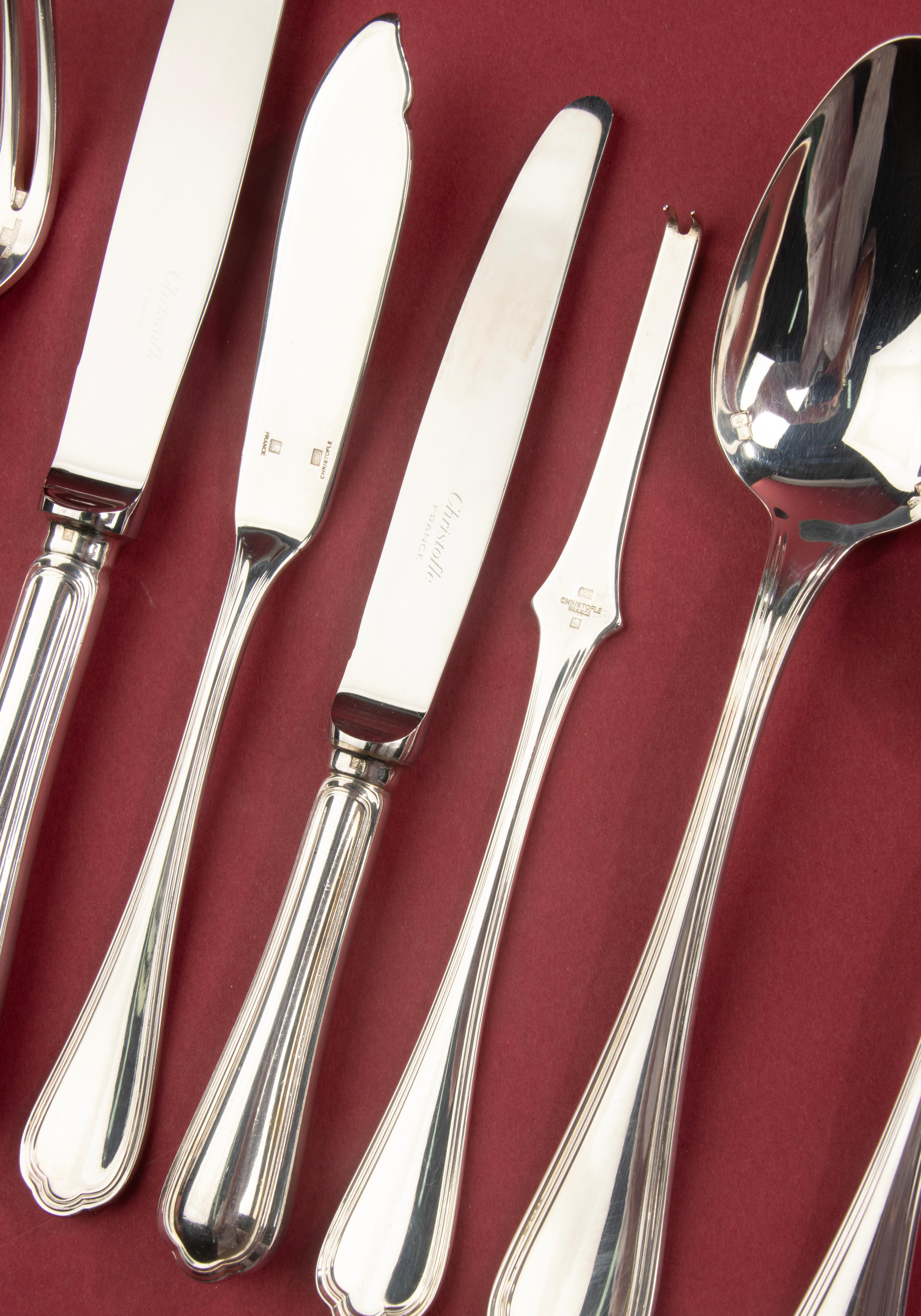157-Piece Cutlery Set - Christofle - Spatours  - Top Condition For Sale 8