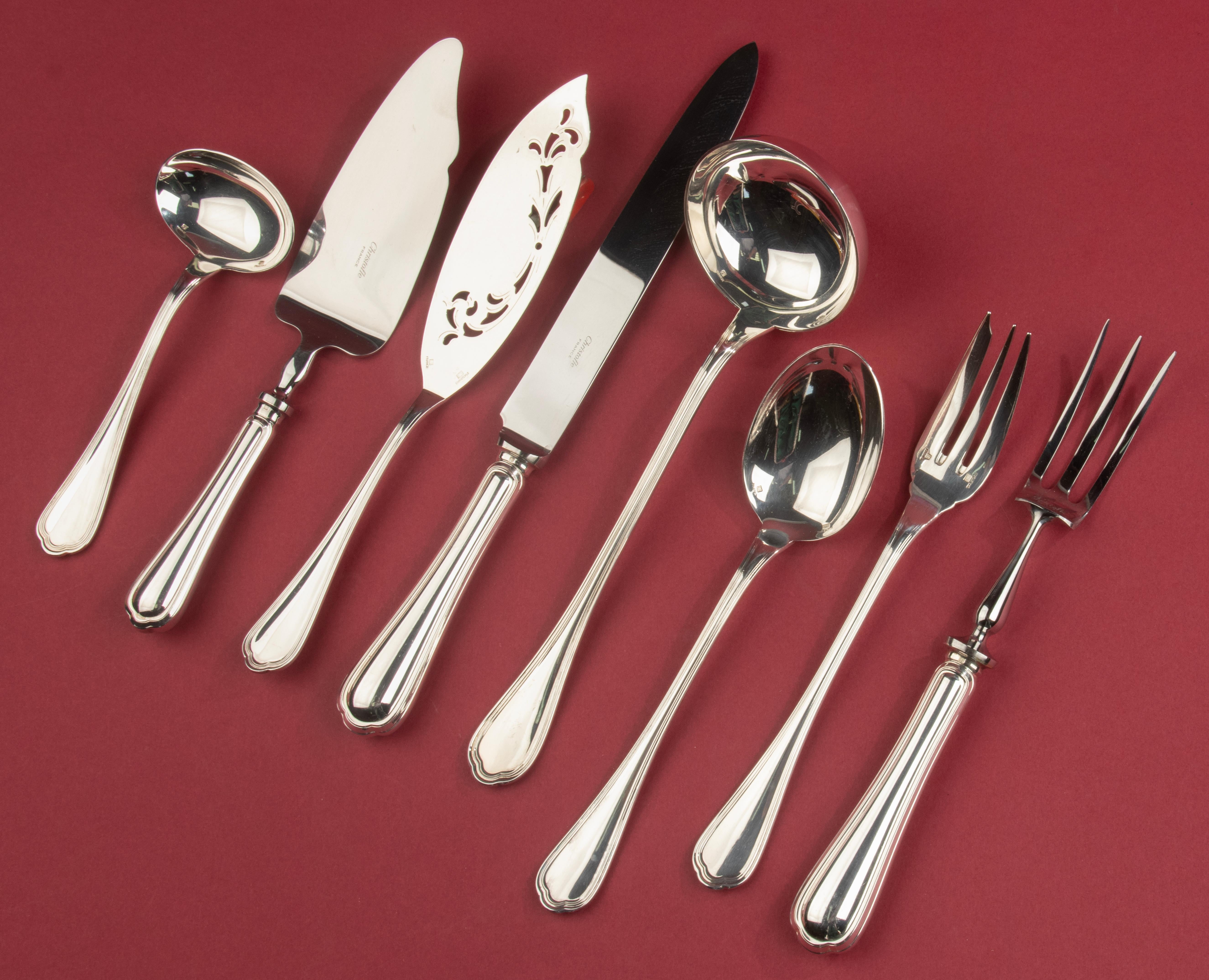 157-Piece Cutlery Set - Christofle - Spatours  - Top Condition For Sale 9