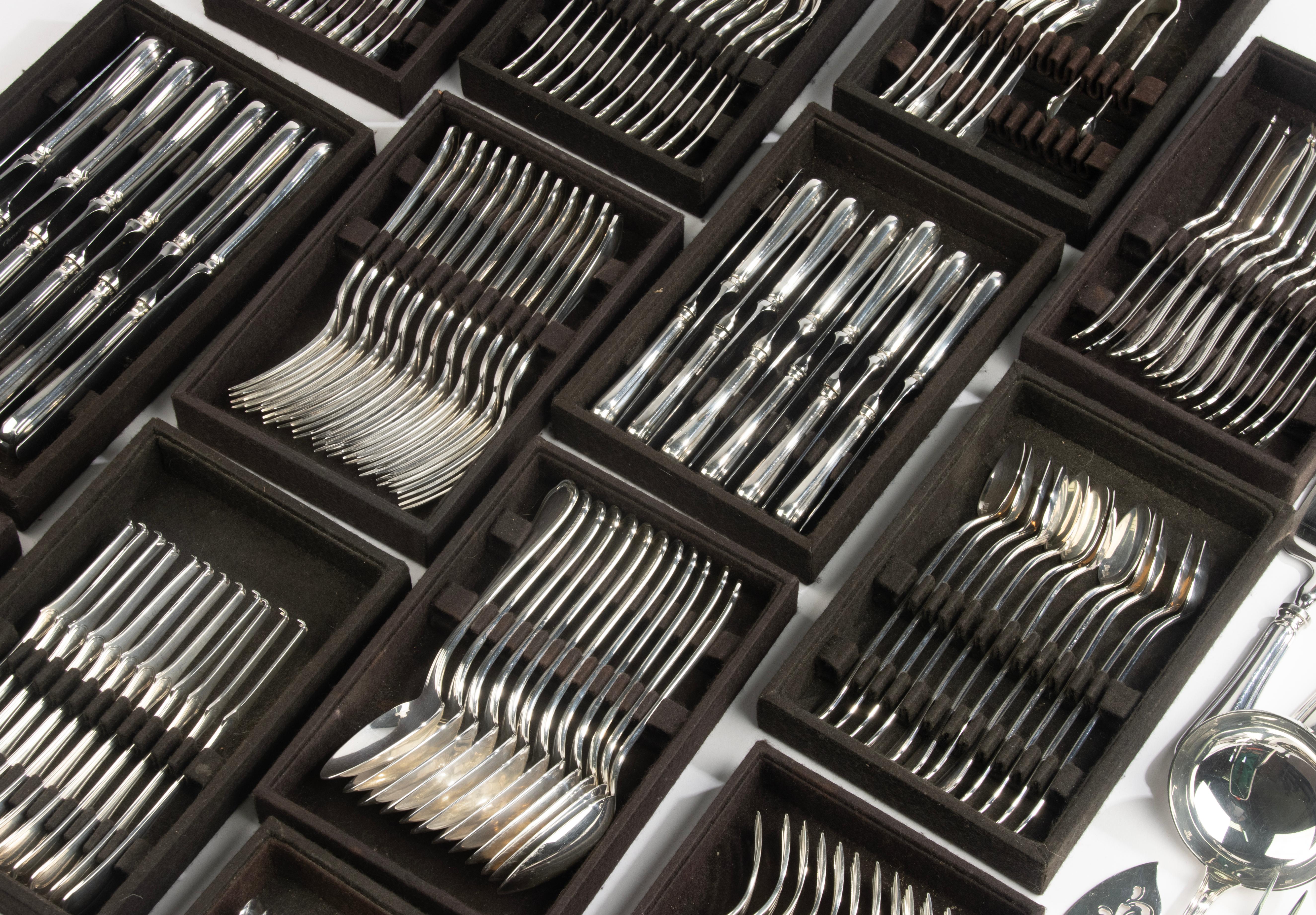 157-Piece Cutlery Set - Christofle - Spatours  - Top Condition For Sale 12