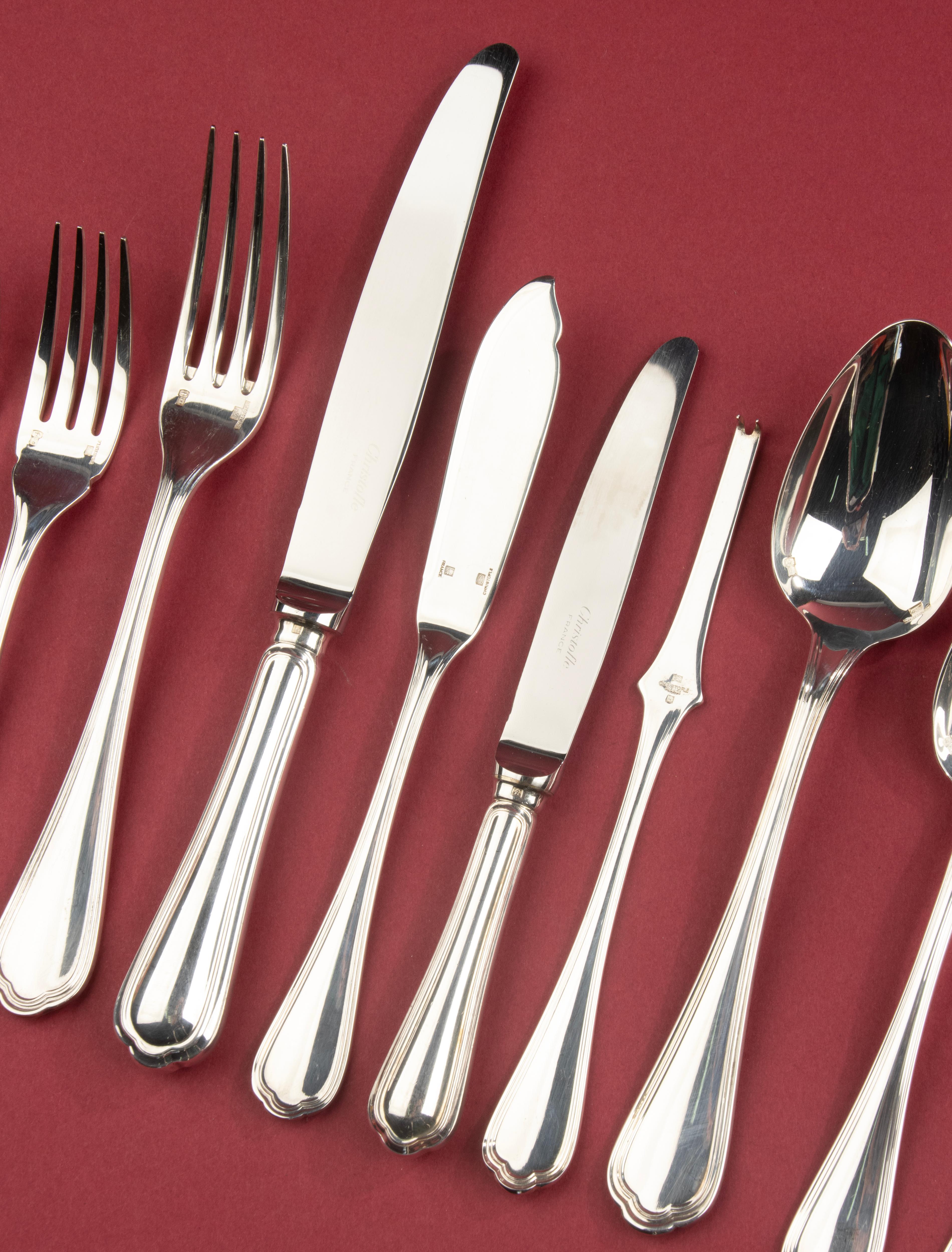 157-Piece Cutlery Set - Christofle - Spatours  - Top Condition For Sale 1