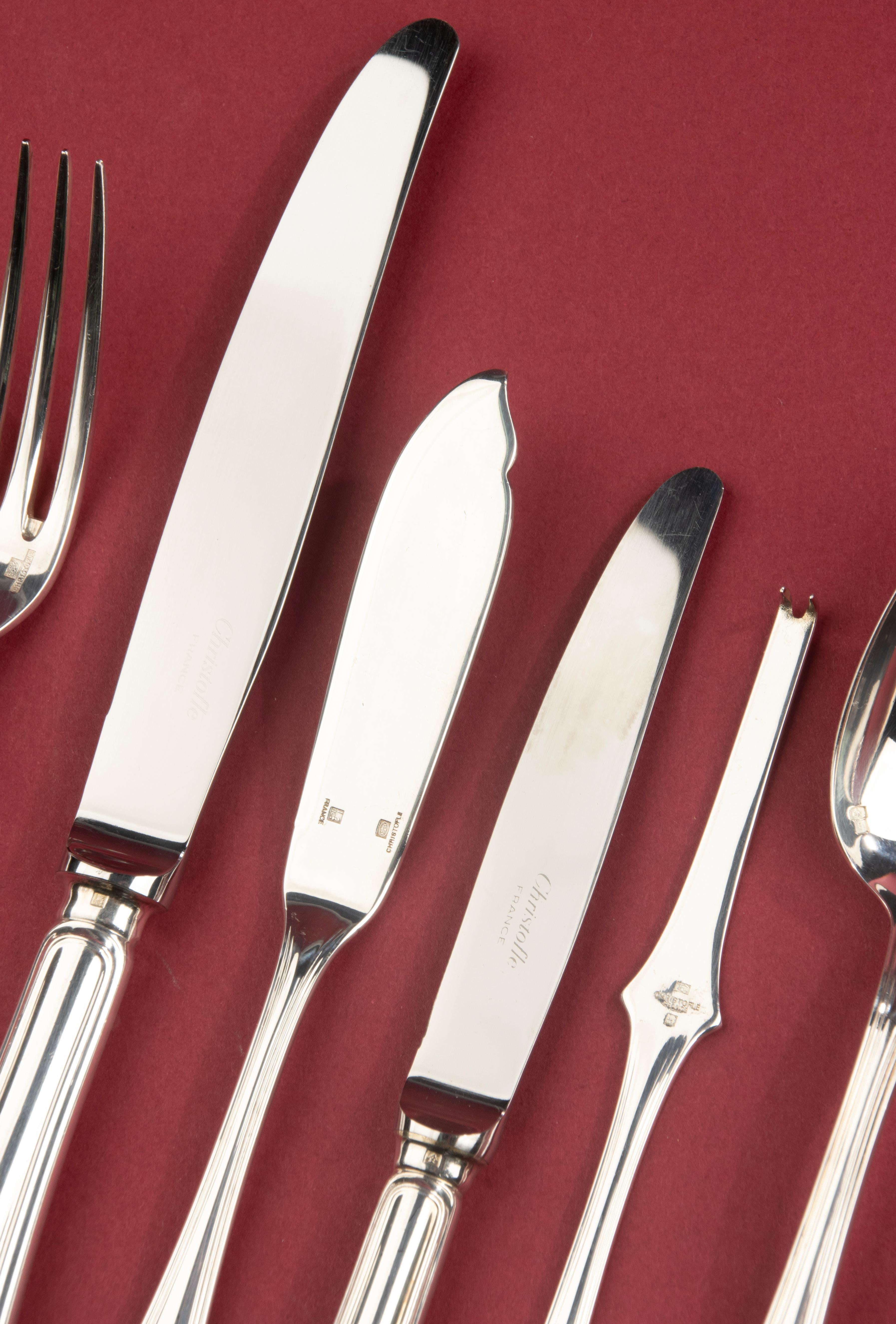 157-Piece Cutlery Set - Christofle - Spatours  - Top Condition For Sale 2