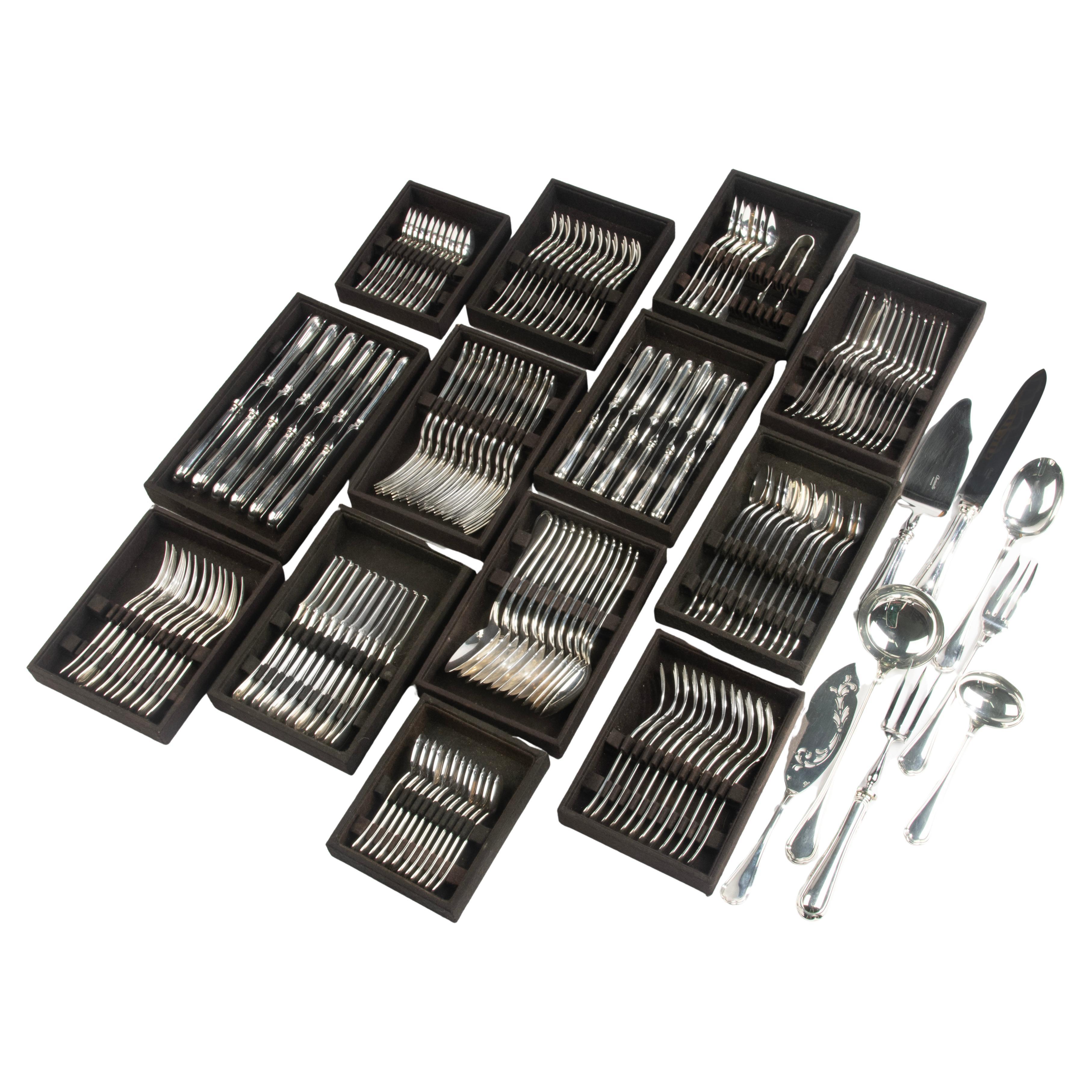 157-Piece Cutlery Set - Christofle - Spatours  - Top Condition For Sale