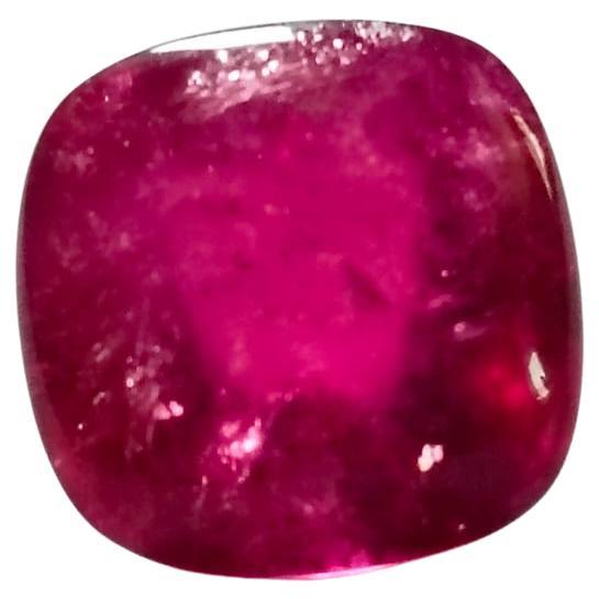 Natural Rubellite Sugarloaf Cabochon Gemstone.
15.70 Carat with a elegant Red color and excellent clarity. Also has an excellent fancy Sugarloaf with ideal polish to show great shine and color . It will look authentic in jewelry. The dimensions of