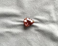 15.71 Carats Pinkish Peach Tourmaline Pear Cutstone For Jewelry Natural Gemstone