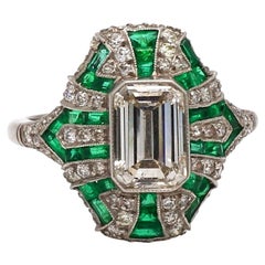 1.57ct Emerald Cut Diamond Ring