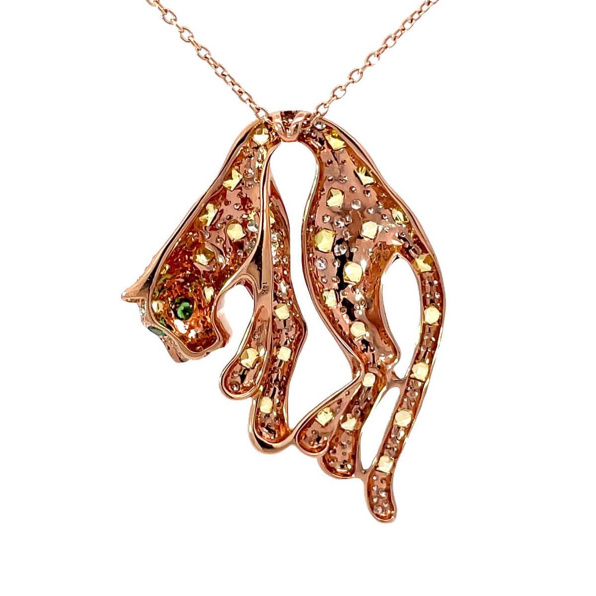 Round Cut White Diamond (Approx 1.50-Carats) & Diamond (Approx 1.80-Carats) Necklace For Sale