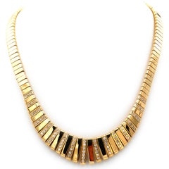 1.58 Carat Diamond 18K Gold Necklace