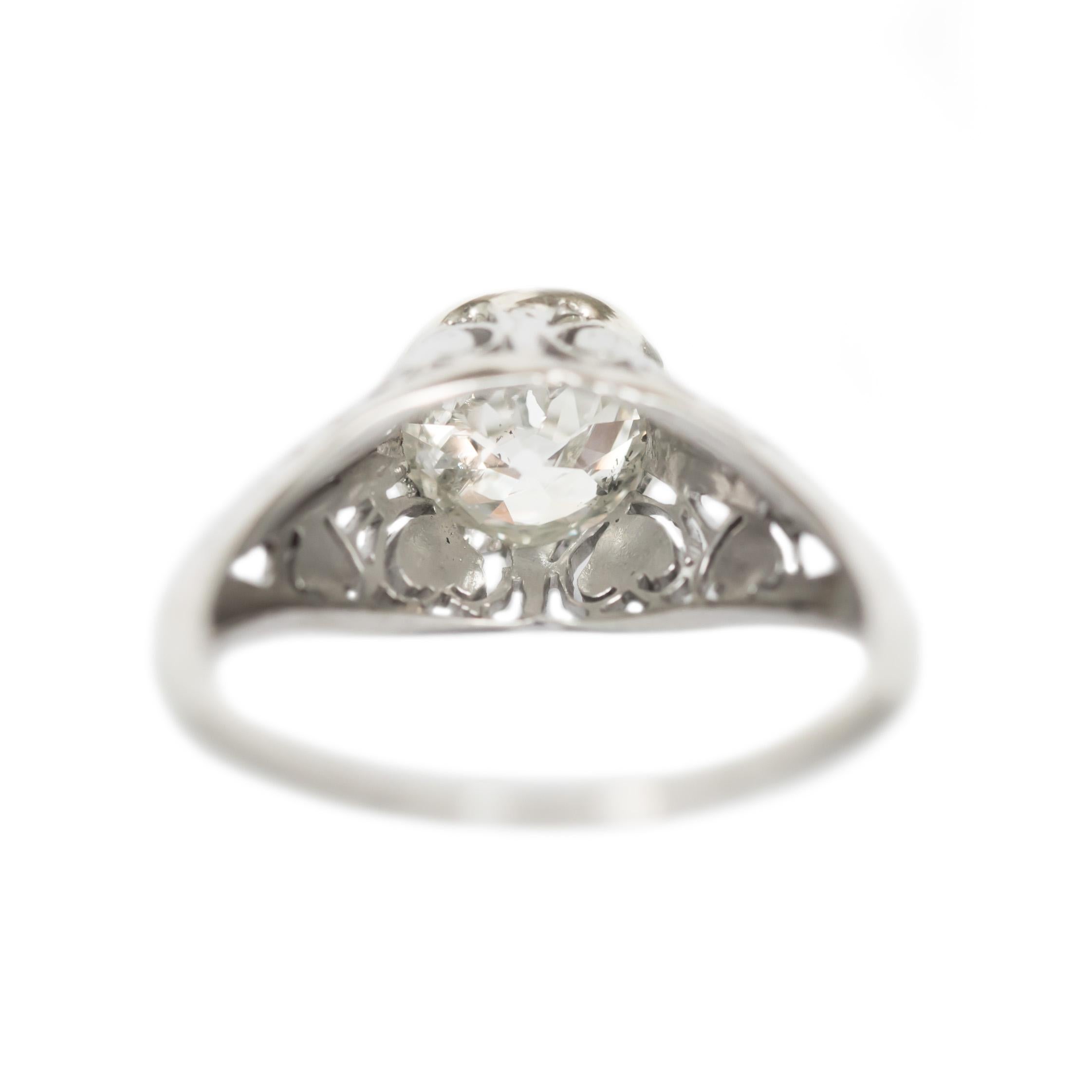 Bague de fiançailles avec diamant de 1,58 carat Excellent état - En vente à Hicksville, NY