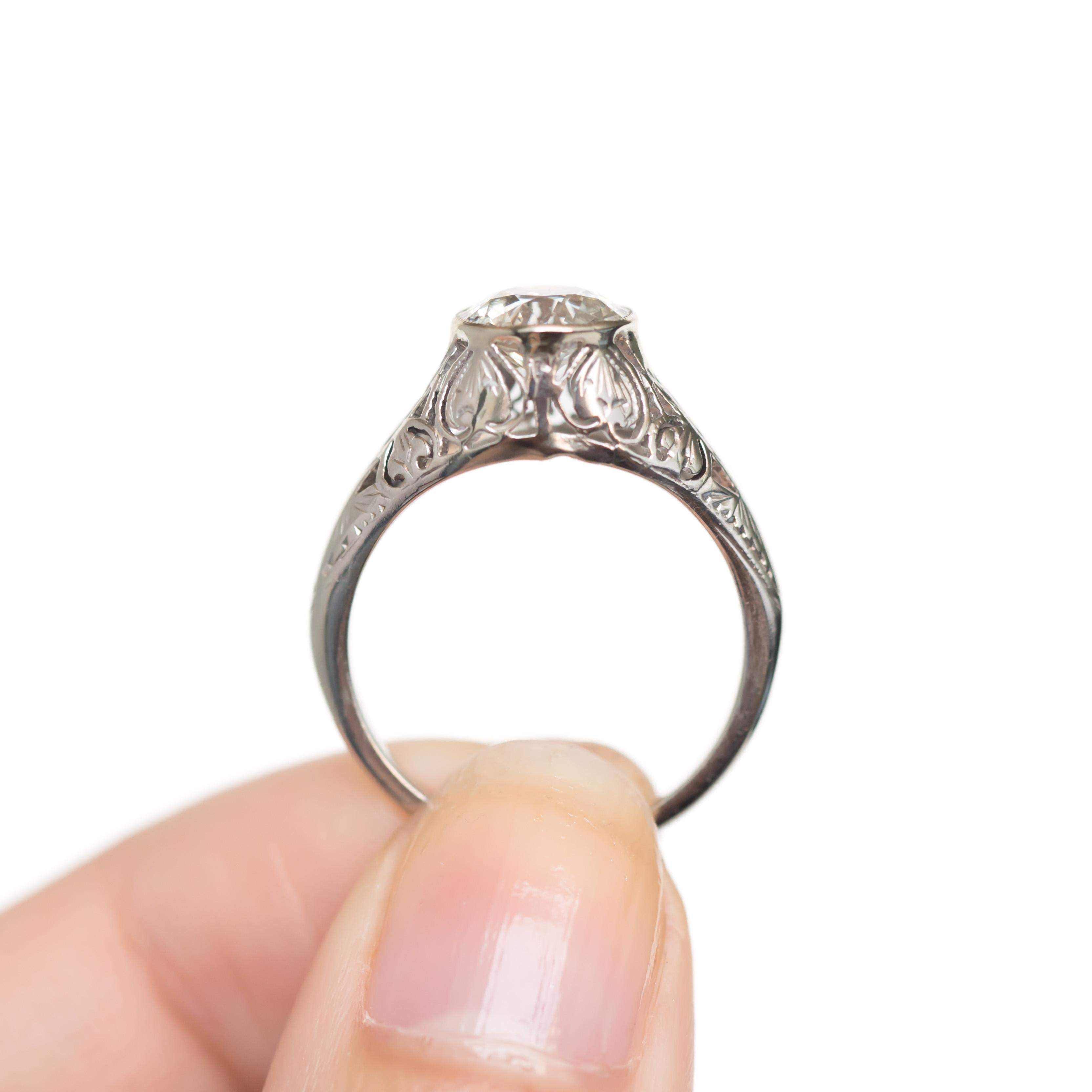 Bague de fiançailles avec diamant de 1,58 carat Pour femmes en vente