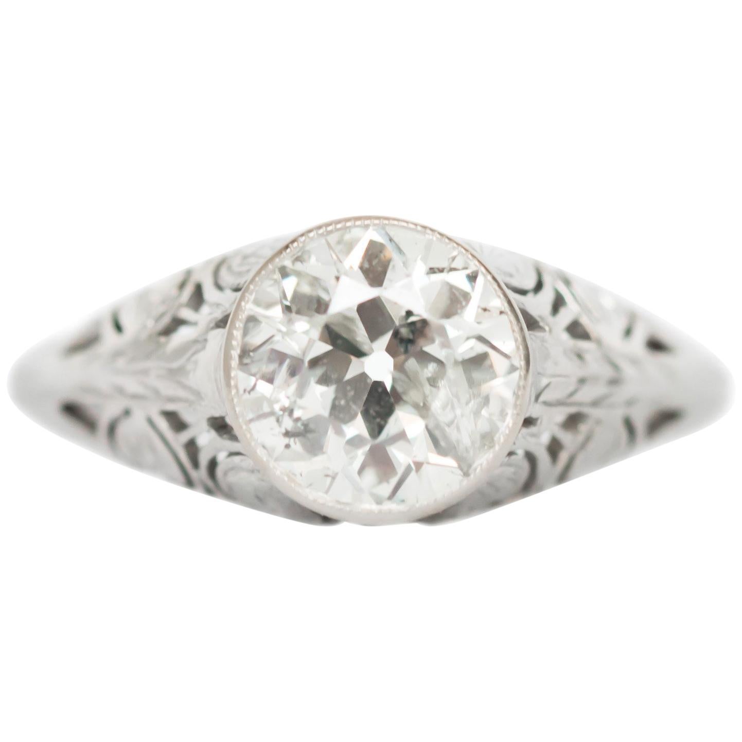 1.58 Carat Diamond Engagement Ring