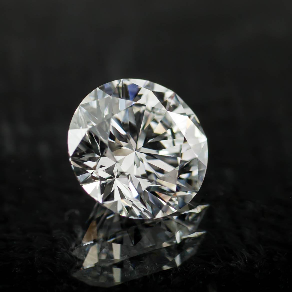 1,58 Karat Loser D / VS1 runder Diamant im Brillantschliff GIA zertifiziert für Damen oder Herren im Angebot