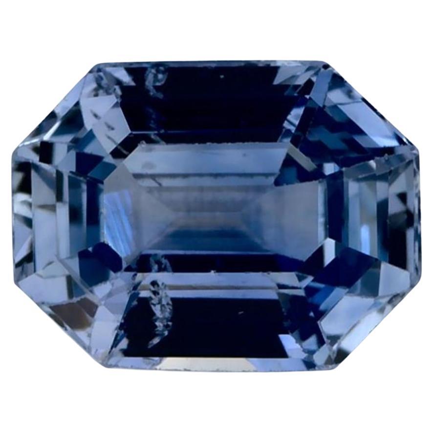 1.58 Ct Blue Sapphire Octagon Cut Loose Gemstone