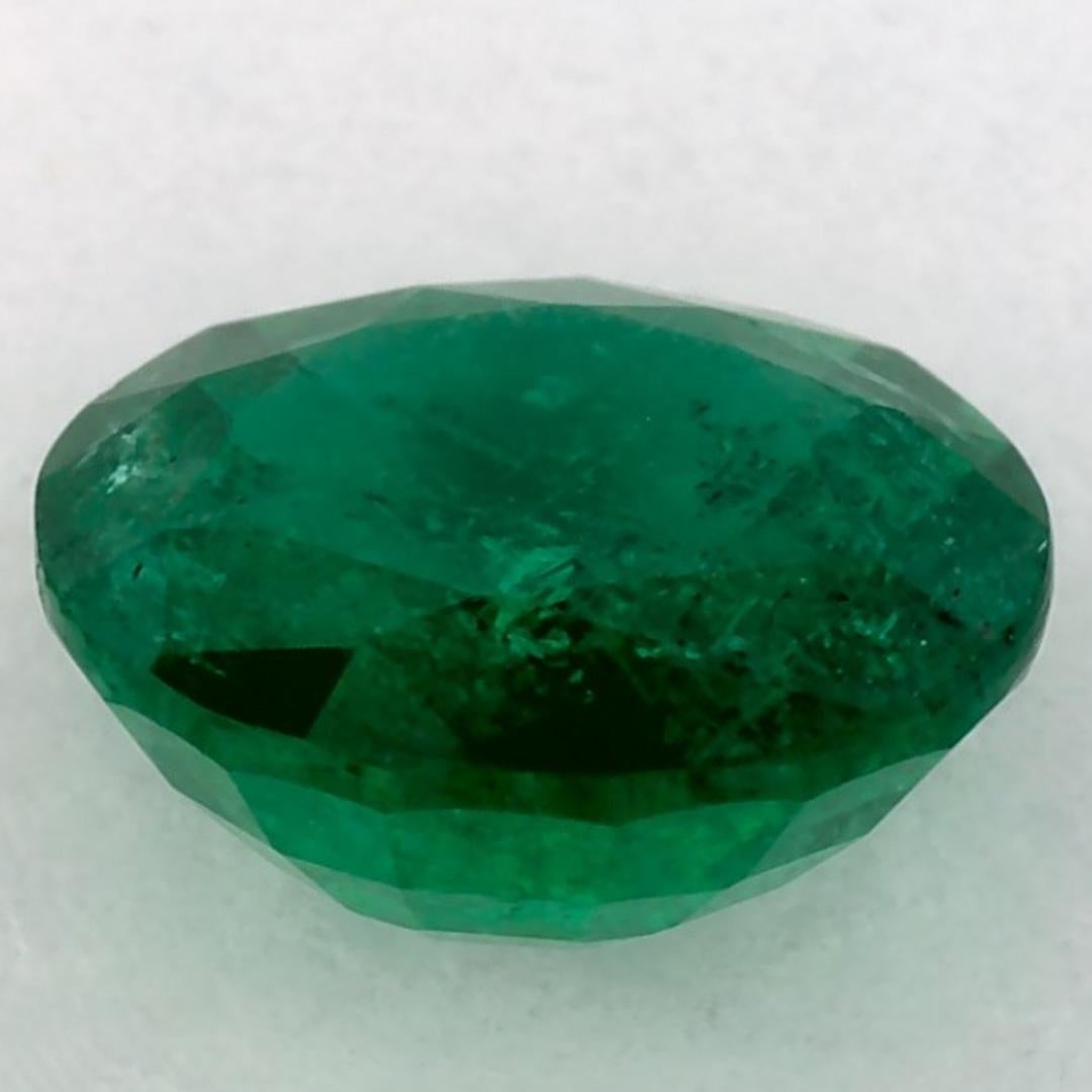 1.58 Ct Emerald Round Loose Gemstone (pierre précieuse en vrac) Neuf - En vente à Fort Lee, NJ