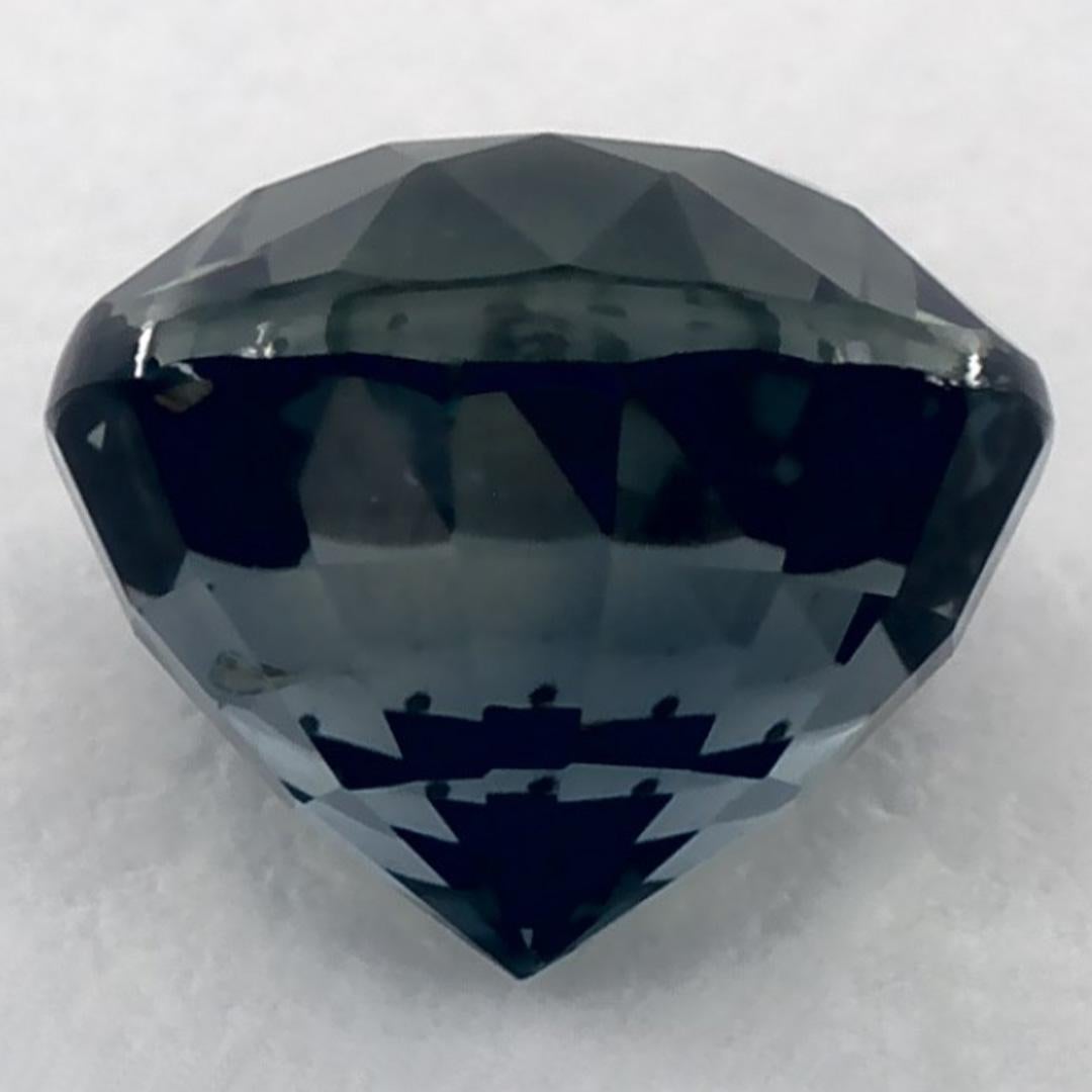 1.58 Karat Grüner Saphir Rund Lose Edelstein im Zustand „Neu“ im Angebot in Fort Lee, NJ
