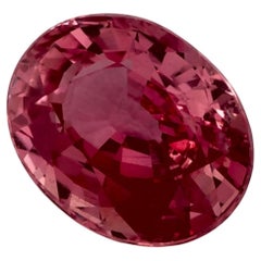1.58 Ct Pink Sapphire Oval Loose Gemstone