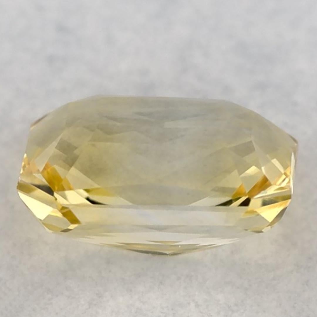 1.58 Ct Yellow Sapphire Radiant Loose Gemstone (pierre précieuse en vrac) Neuf - En vente à Fort Lee, NJ
