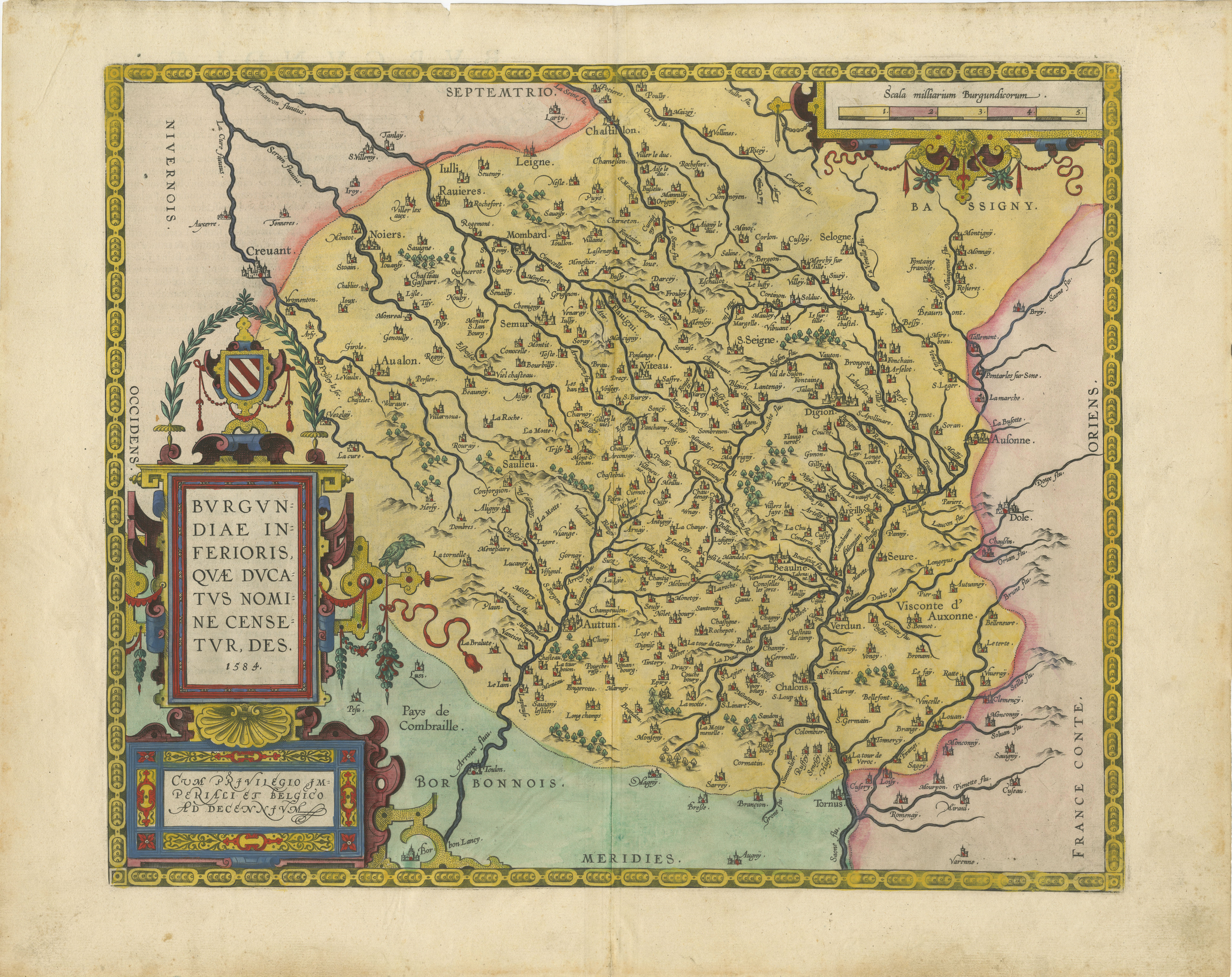 1584 Abraham Ortelius Map of Lower Burgundy, France

Description of the Map:

This antique map by Abraham Ortelius, titled 