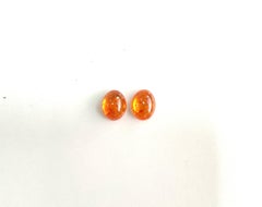 15.87 Carat Fanta Spessartite Garnet Oval Cabochon Plain Top Quality Natural Gem