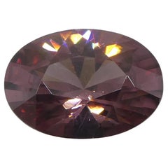 1.58ct Natural Earth Mined Oval Master Brilliant Cut Pink Zircon from Sri Lanka (en anglais)