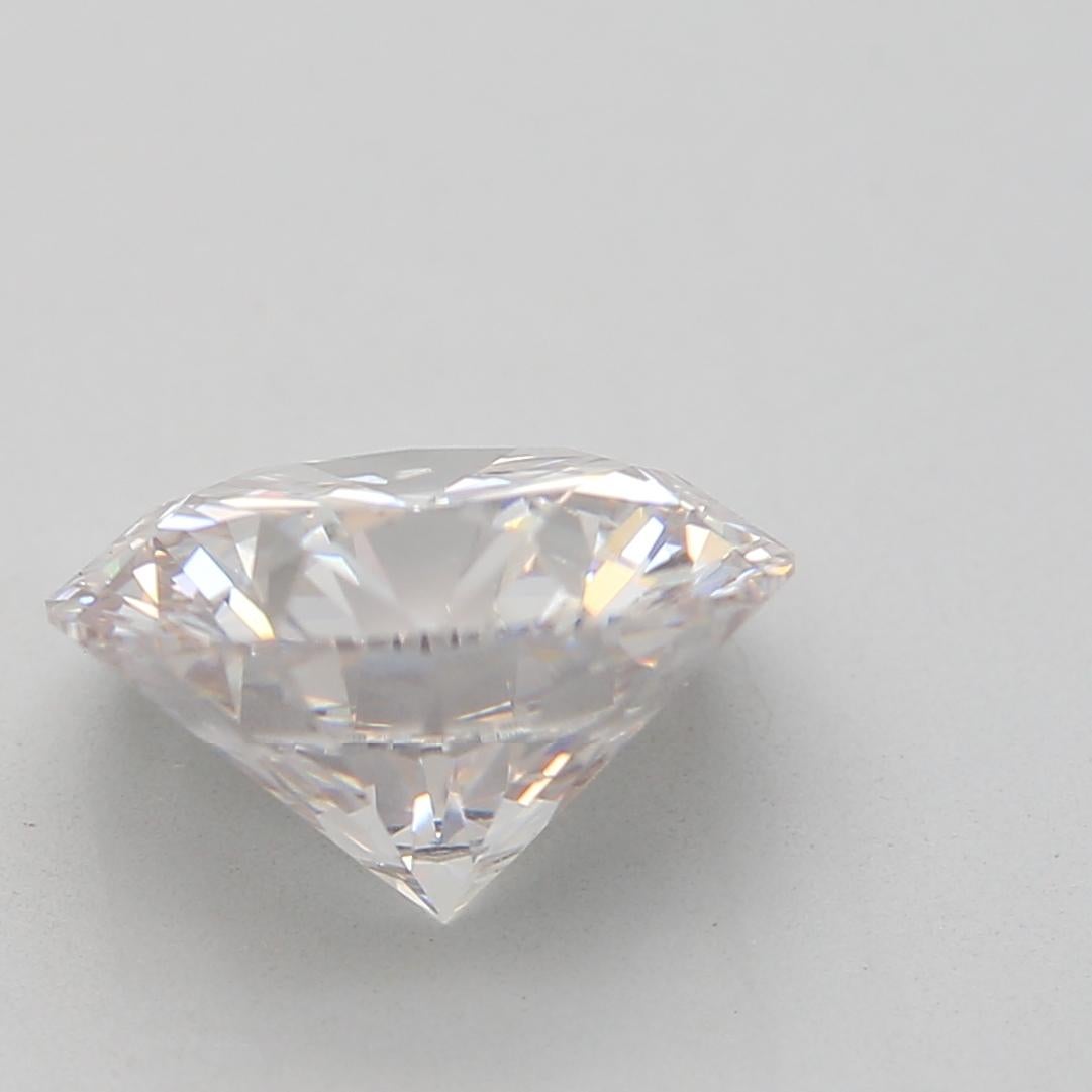 Round Cut 1.59-CARAT, FAINT PINKISH BROWN -, Round, SI1-CLARITY, GIA , SKU-7802 For Sale