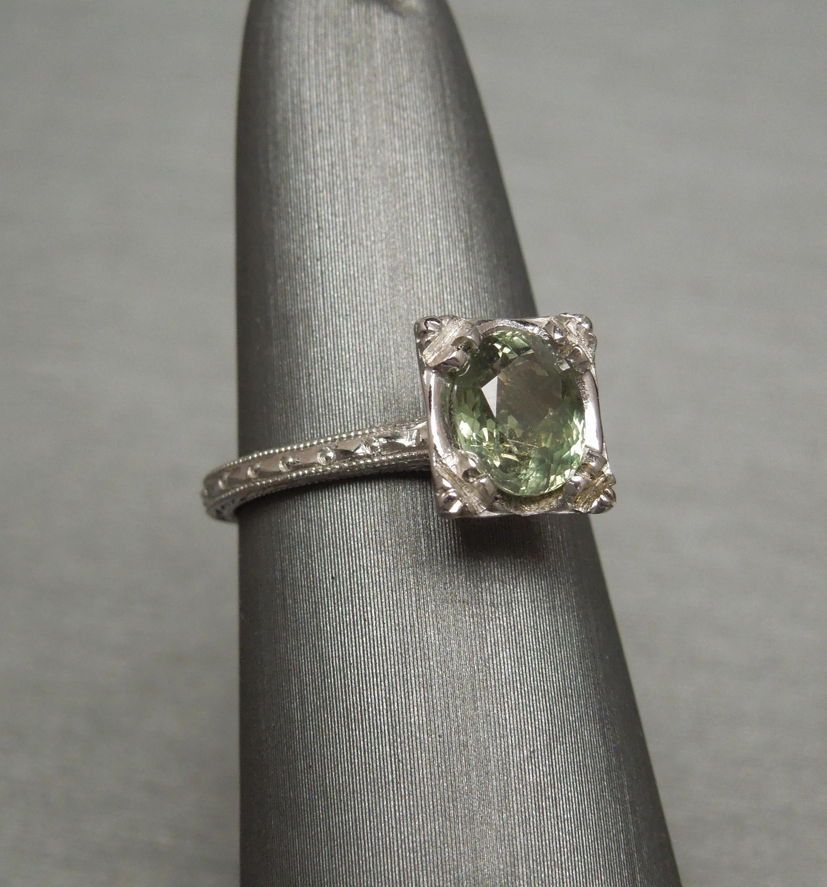 1.59 Carat GIA Alexandrite Solitaire Ring 2