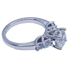 1.59 Carat H SI2 Center Diamond Engagement Ring