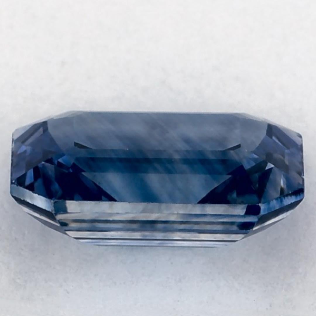 Pierre précieuse taille octogonale saphir bleu 1.59 carat Neuf - En vente à Fort Lee, NJ