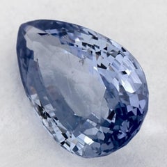 1.59 Ct Blue Sapphire Pear Loose Gemstone