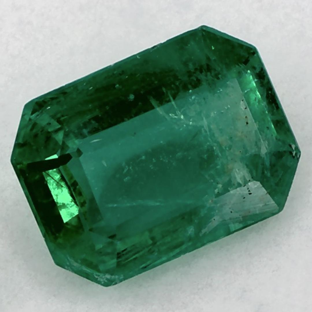 1.59 Ct Smaragd Oktagon-Schliff Loser Edelstein (Achteckschliff) im Angebot