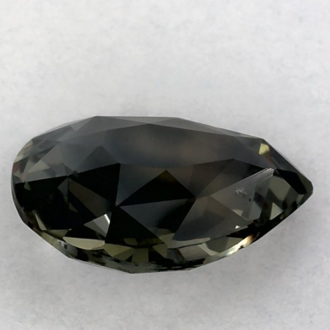 1.59 Ct Green Sapphire Pear Loose Gemstone (pierre précieuse en vrac) Neuf - En vente à Fort Lee, NJ