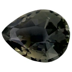 1.59 Ct Green Sapphire Pear Loose Gemstone