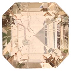 Piedra suelta de topacio natural de color dorado, de 15,90 quilates, con corte Asscher, procedente de Pakistán