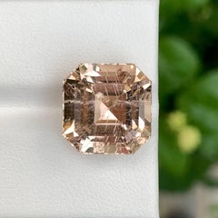 15.90 Carat Natural Loose Peach Topaz Stone Cushion Cut Pakistani Gemstone