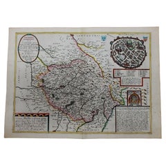 1594 Maurice Bouguereau Map of the Region Limoges, France, Ric0015