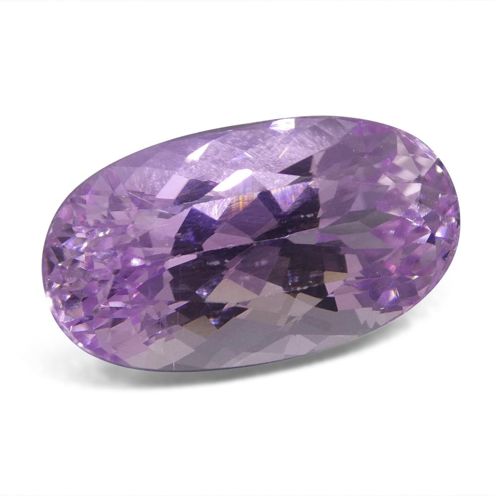 Women's or Men's 15.98 ct Oval Kunzite For Sale